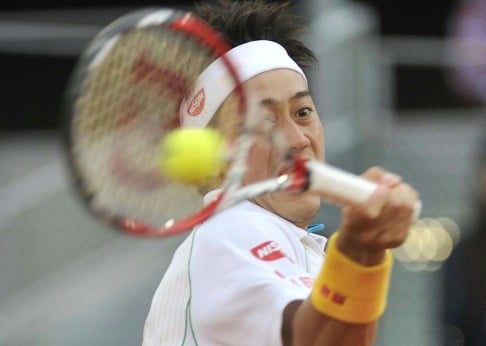 Kei Nishikori of Japan has broken into the world top 10. Photo: Xinhua