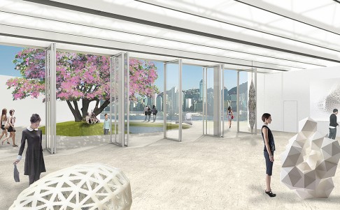 An artist's impression of Exhibition space in West Kowloon Cultural District. Photo: SCMP