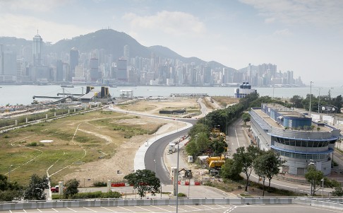 General shots of the Clockenflap music event site at the West Kowloon Promenade. Photo: Jonathan Wong