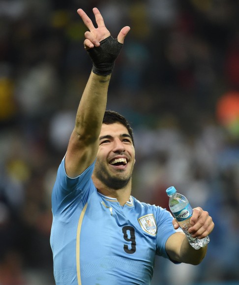 Luis Suarez is Uruguay's main hope against Italy. Photo: Xinhua