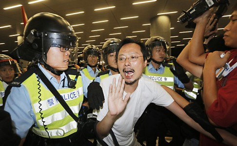 Police are preparing for possible chaos caused by Occupy Central. Photo: AP