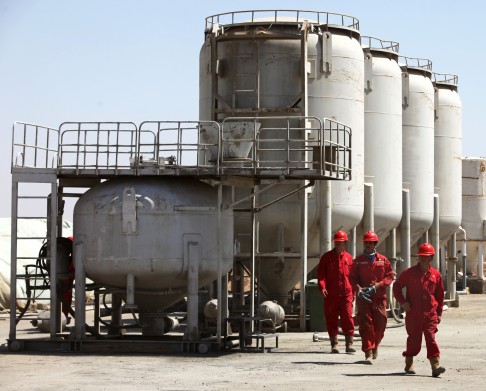 China imports about 60 per cent of the country's crude oil from other countries including Iraq. Photo: AP