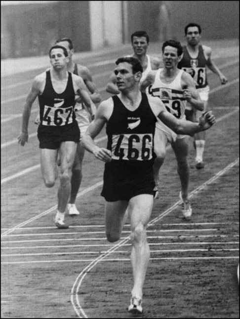 New Zealand's Peter Snell provided a highlight of the 1964 Tokyo Olympic Games in winning the 1500 metres. He also won the 800 metres at the Games. Photo: SCMP Pictures 