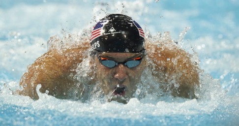 Michael Phelps grabbed his first individual gold medal at the Pan Pacific championships after winning the men's 100m butterfly. Photo: EPA