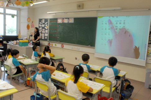 Primary One pupils in Siu Sai Wan learn Putonghua. Photos: Steve Cray, K.Y. Cheng, Edmond So