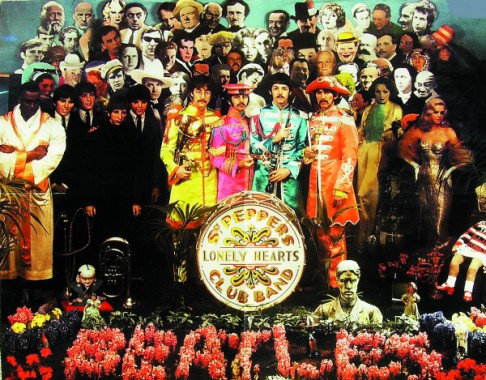 The cover of the 1967 Beatles album "Sgt Pepper's Lonely Hearts Club Band" was a defining piece of 1960s iconography and features a picture of Bell. Can you find him?