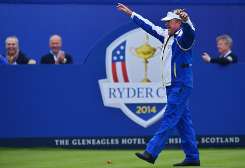 Spain's Miguel Angel Jimenez was vice-captain of Team Europe at last month's Ryder Cup. Photo: AFP
