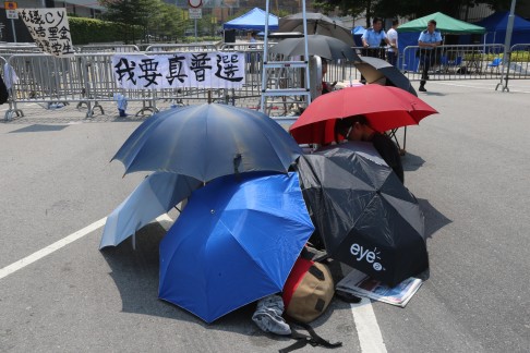 The Umbrella movement continues as protests stretch into an 11th day. Photo: David Wong