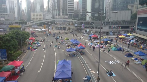 Admiralty on Thursday morning. Photo: Elizabeth Cheung