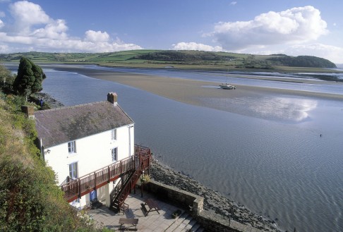 The house in Laugharne where Thomas spent the last four years of his life.