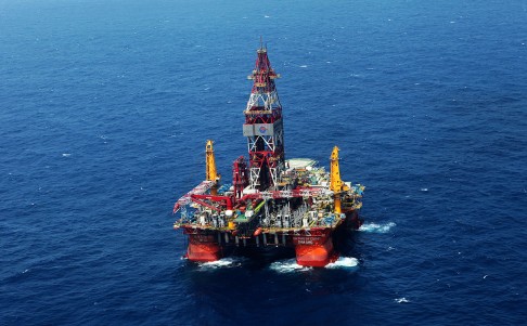 China's 981 drilling platform deployed in the South China Sea. Photo: Xinhua
