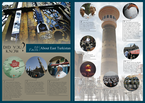 “Did You Know? 10 Facts About East Turkistan", in al-Qaeda's Resurgence magazine, claims that China carries out ethnic cleansing against Muslims. 
