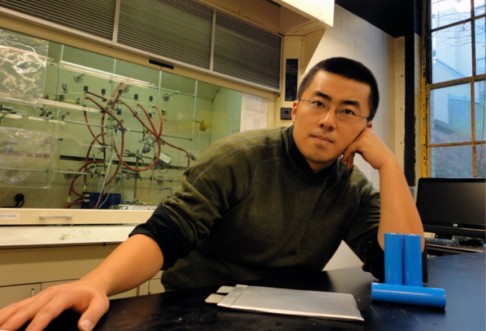Qichao Hu, CEO and founder of SolidEnergy, developed the next generation battery during his post-graduate studies at MIT.      