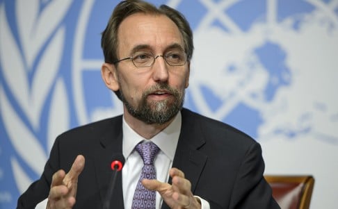 UN High Commissioner for Human Rights Zeid Raad al-Hussein. photo: Reuters
