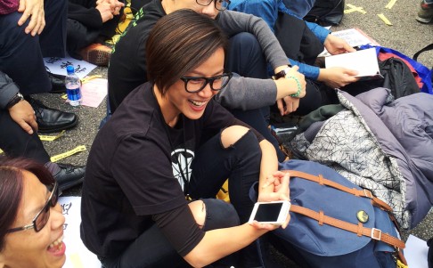 Singer Denise Ho said she would wait to be arrested. Photo: Danny Lee
