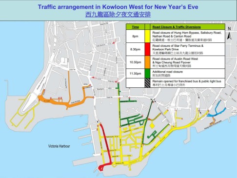 Roads will close from 8pm in Kowloon. Photo: SCMP Pictures