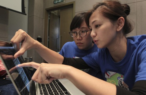 Rae Ren and Rachel Lo from Ha 9 Studio at the Jam. Photo: Bruce Yan