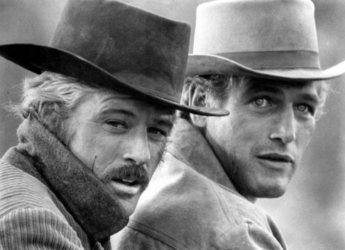 Robert Redford (left) and Paul Newman in a scene from the classic Western 'Butch Cassidy and the Sundance Kid'. Photo: AP