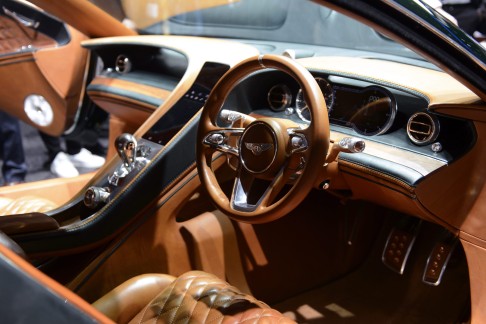 The interior of the Bentley EXP 10 Speed 6 concept car. Photo: EPA