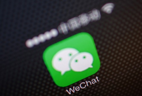 In recent years, Tencent's WeChat mobile messaging app has achieved huge success in China. Photo: Reuters