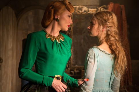 Cate Blanchett as the Stepmother.