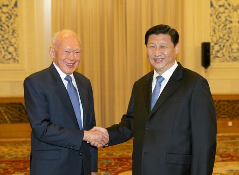 Lee Kuan Yew called Xi Jinping an 'impressive' man, in league with the likes of Nelson Mandela. Photo: Xinhua