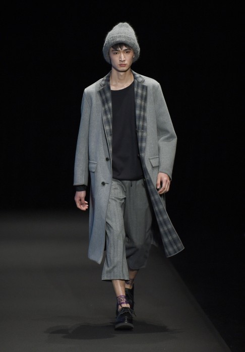 Another Factotum creation shown in Tokyo. “These are brands already very popular in Tokyo but they now have to start going overseas,” said Akiko Shinoda, director of international affairs at Japan Fashion Week Organisation. Photo: AFP