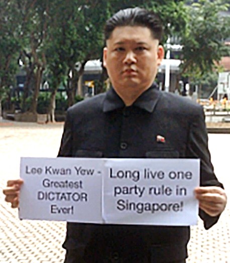 Howard dressed as North Korea's leader Kim Jong-un.
