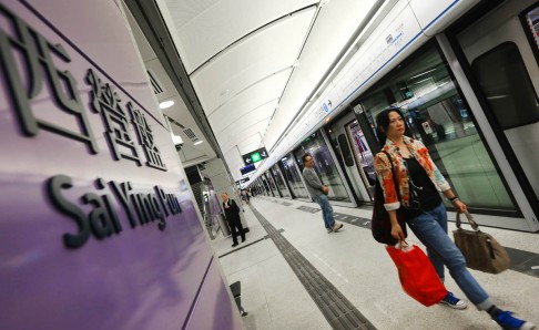 The opening of the new station had been delayed by soft soil. Photo: SCMP