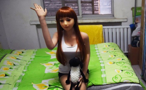 Married car designer Liu keeps his high-end sex doll in his apartment in Beijing. Then he goes home to his wife and child in neighbouring Hebei at weekends. Photo: AFP