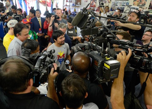 Manny Pacquiao says he might be reckless but at least he's entertaining. Photo: AFP