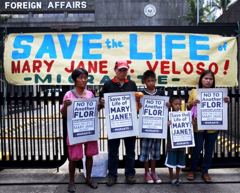 Members of Mary Jane Veloso are making a last-ditch effort to save her from the firing squad. Photo: AFP