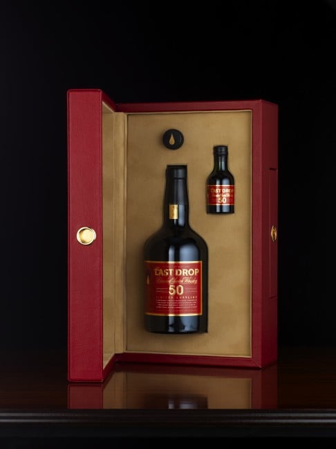 Bottle No 1 of The Last Drop's 50-year-old release, which will be sold for charity on May 23. 