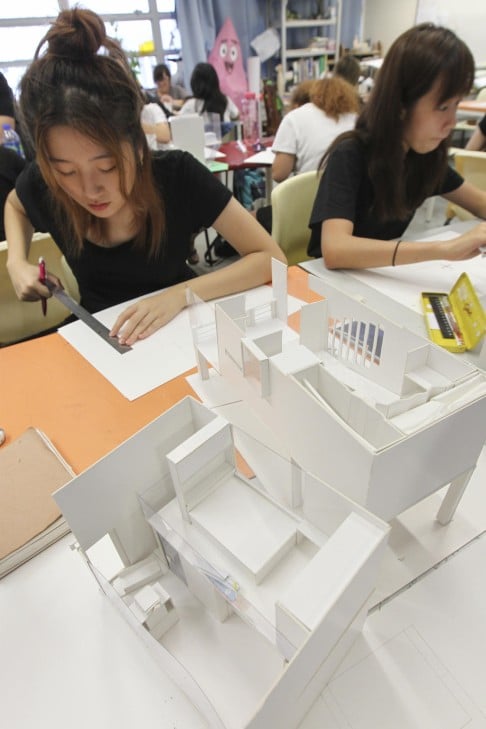 Students also undertake individual projects. Photo: Franke Tsang