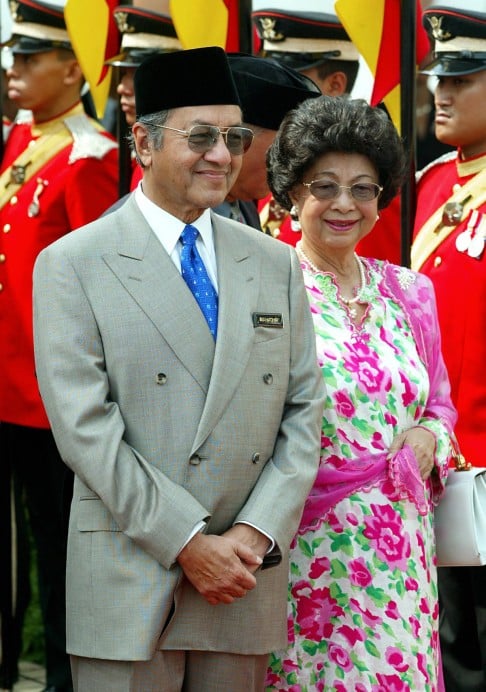 Image result for images of mahathir and wife