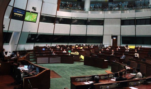 Lawmakers at Hong Kong's Legislative Council have recently been debating an amendment to the city's Interception of Communications and Surveillance Ordinance. Photo: May Tse