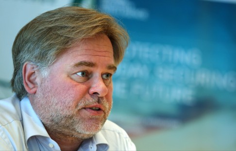 Eugene Kaspersky, CEO of Russia's Kaspersky Lab, one of several firms allegedly targeted by the Western spy agencies. Photo: Jonathan Wong