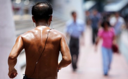 Remember to drink water in the heat. Photo: Sam Tsang