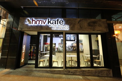 HMV's flagship HMV Kafe store in Hong Kong's Happy Valley. Photo: SCMP Pictures