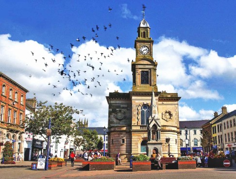Coleraine Town Hall in Coleraine. Fifty Chinese families from Vietnam had been resettled in Craigavon and Coleraine already, George Fergusson, a Northern Ireland civil servant.