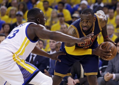 LeBron starred in the finals, but the Cavs lacked depth to support him. Photo: AP