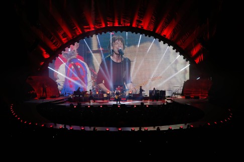 The Rolling Stones performed at the Mercedes-Benz Arena in Shanghai in March 2014. Photo: AFP
