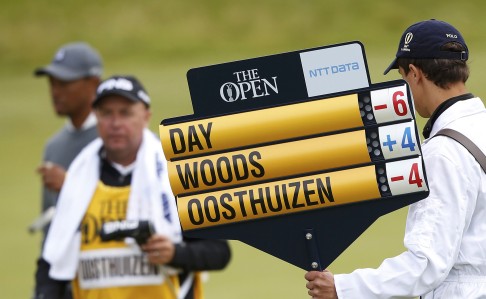 Tiger Woods' score makes for grim reading. Photo: Reuters