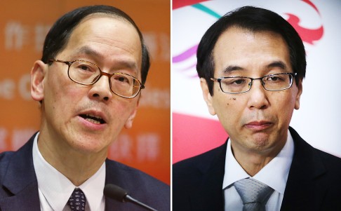 Tsang Tak-sing (left) and Paul Tang are stepping down. Photos: K.Y. Cheng

