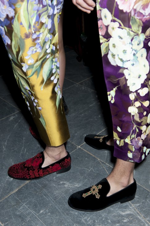 Dolce & Gabbana fans are at ease with flowers.