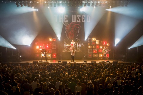 The Used perform in Rochester, New York, earlier this year. The band are known for turning up for volume to almost deafening levels. Photo: Jeff Gerew/Corbis