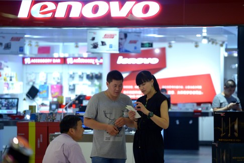 Trailblazing Chinese electronics maker Lenovo has now been eclipsed by domestic rival Huawei in terms of smartphone sales. Photo: AFP
