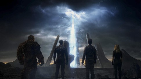 A still from Fantastic Four, based on the Marvel series.