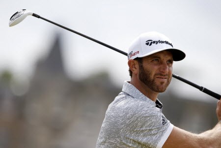 Dustin Johnson says he can play well at Whistling Straits and hopes for a good outcome this week. Photo: AFP 