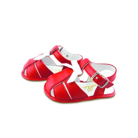 Cradle sandals with bow 